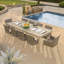 Travira Outdoor 11 - Piece Dining Set with Cushions-739057214