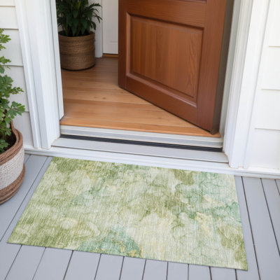 Tapis intérieur / extérieur Xhevrie lavable à la machine