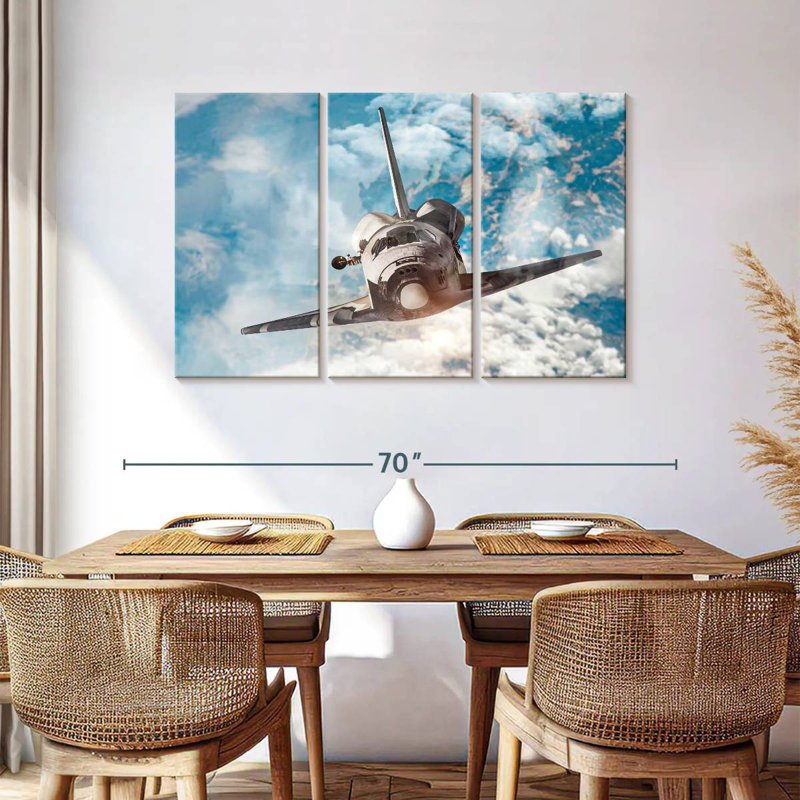 Oberle Spacecraft Ascent, 36" H x 57" W