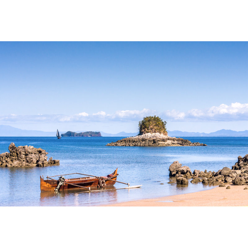 Seascape Near Nosy Be - Wrapped Canvas Print, 30cm H x 46cm W x 3.8cm D