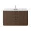 Malden Single Wide Vanity-Satin Espresso Oak