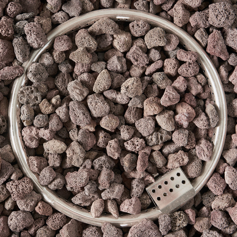 SQUARE Iron FIRE PIT-50 000 BTU, Stone Gray