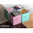 6 Pack 11" Foldable Storage Cubes with Handles in Multi Pastels