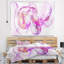 Tapisserie «Billowing Smoke Magenta»-28504438