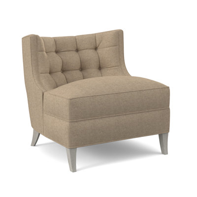 Chaise d'appoint avec coussin en polyester de 29 po de largeur Social