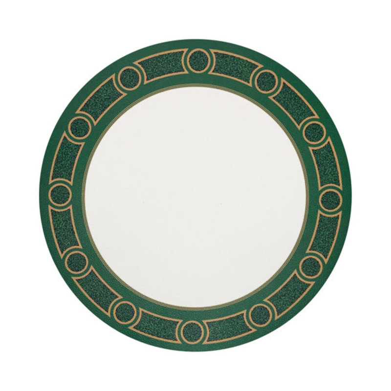 Timothy Corrigan Parterre Verre Claire Pebble 16" Vinyl Placemat