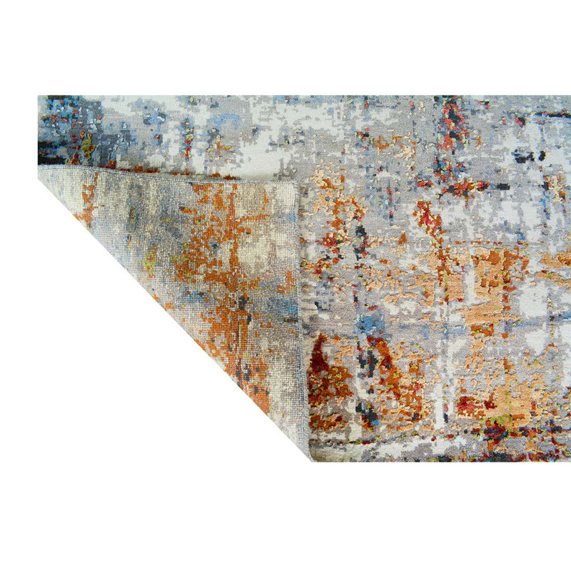 Hand Knotted Abstract Area Rug