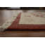 Élégance florale intemporelle: tapis à motif classique rouge 2 x 3