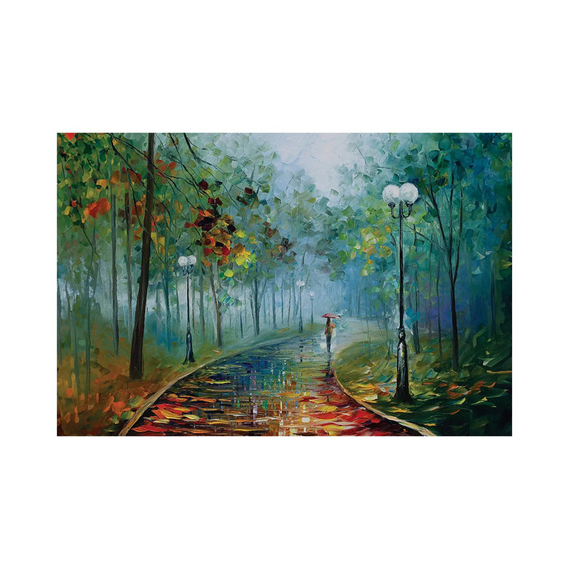 Le brouillard de la passion - reproduction d'art murale - toile encadrée, H 12 po x l 18 po, Toile tendue, Ne s’applique pas