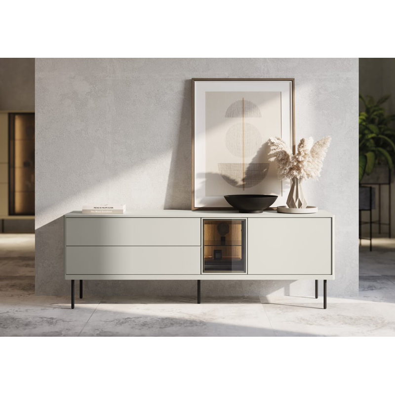 Blondun Unfinished TV Stand for TVs up to 65"