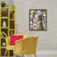 Cadre flottant moderne Modern Splatter Iconic Pearl, design par Grotto Studios-348045477-348045475