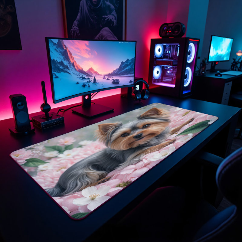 Polyester Desk Pad, 23.6x13.8