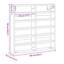 1-3 Solid Wood Rectangle Accent Cabinet-1709590682