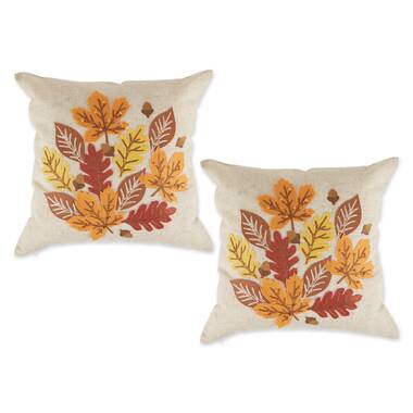 Autumn Leaves Pattern Pillows