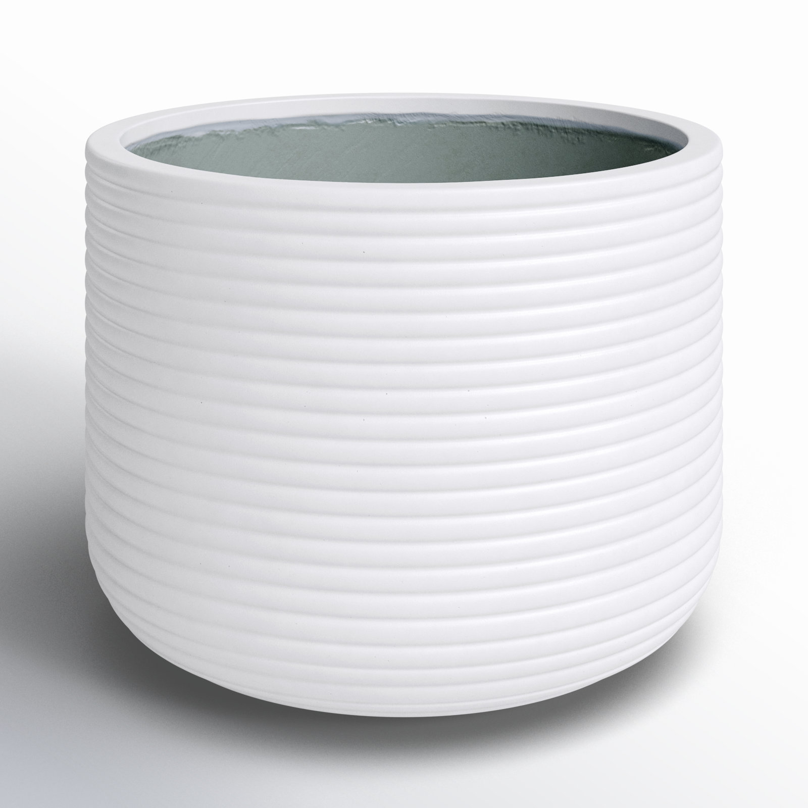 Norah Pot Planter, White