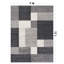 Tapis gris, noir et blanc touffeté à motif géométrique Akieba-106894681