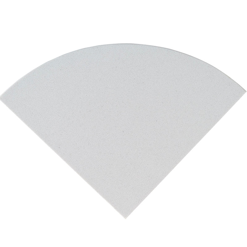 Tablette d'angle en céramique, Blanc