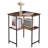 Jaycub Corner Desk Computer Desk with Storage Shelves Triangle Writing End Table for Small Space Bedroom