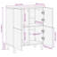 Kanab 60cm Sideboard