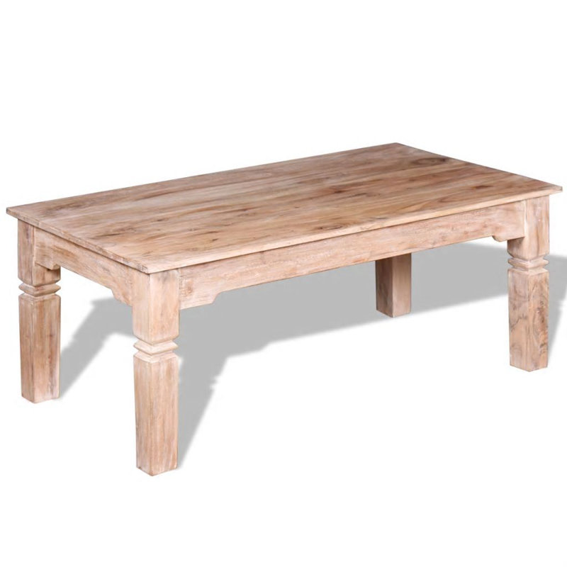 Martha Solid Wood Four Leg Coffee Table