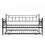 Structure de grand lit avec lit gigogne - aucun sommier nécessaire, robuste et robuste Durable