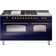 ILVE Nostalgie II 60 Dual Fuel Range, 5 Burners, Griddle, Frenchtop