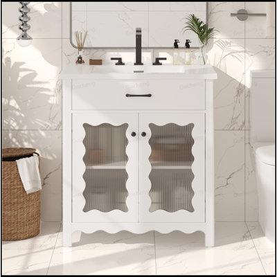 Meuble-lavabo de 31 po avec lavabo en céramique