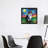 Tri-Color Corgi Night by Aja Trier - Floater Frame Painting on Canvas-220793906-220793910