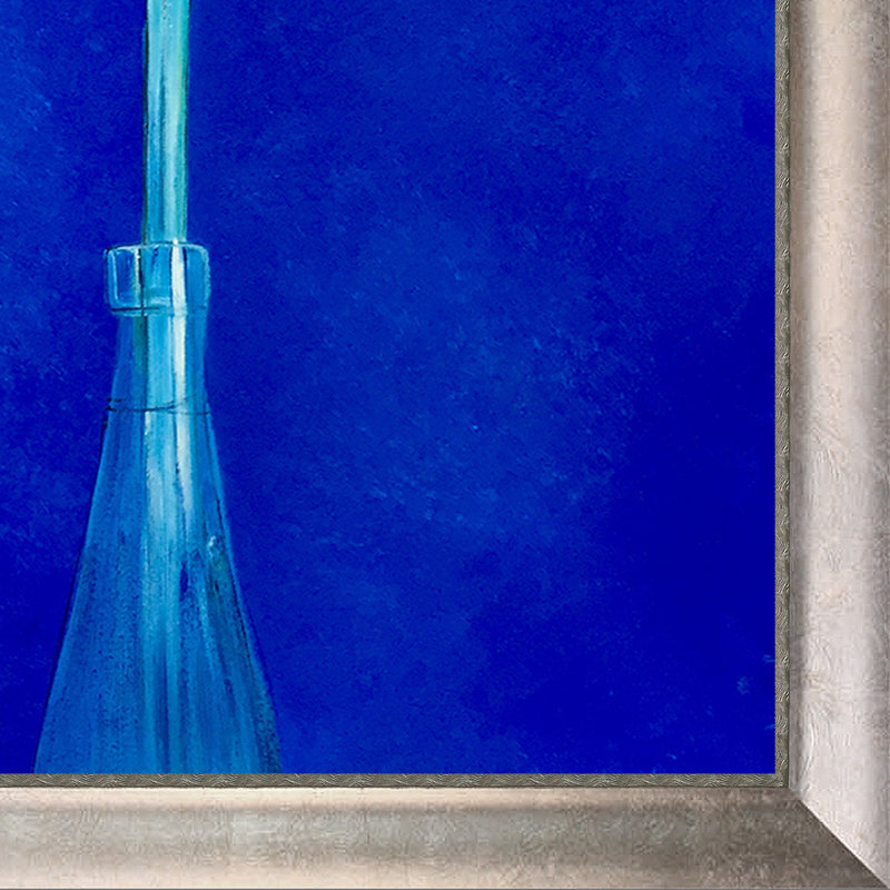 «Amaryllis» par Piet Mondrian, reproduction d'art sur toile encadrée, H 41 po x l 29 po x P 2 po, Encadré gris