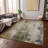 Machine Washable Indoor/Outdoor Claudian ACN1649 Olive Rug-104345799