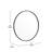 Nafne Wall Mount Shatterproof Round Accent Wall Mirror with Metal Frame-1398810199-1397083070