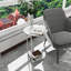 Ensemble de 2 tables de bout modernes en forme de C - Tables d'appoint polyvalentes pour petits espaces-2050632980