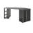 Pippo Computer Desk - High Gloss Black Lacquer - Made In Italy