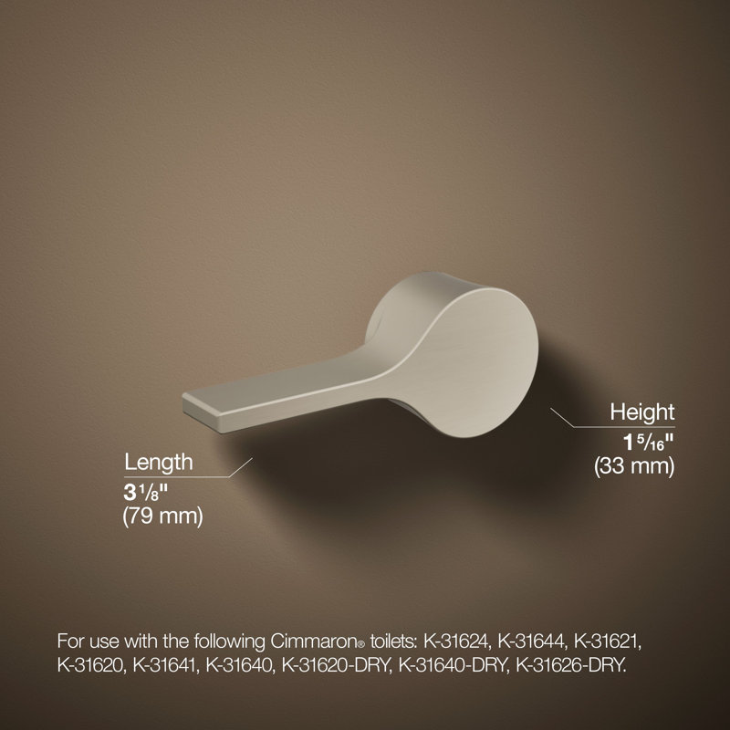 Left-Hand Trip Lever, Vibrant Brushed Nickel