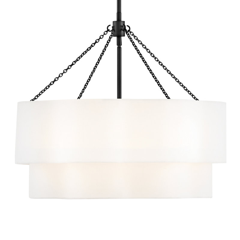 Lustre cylindrique Hinkley Gwen, Noir