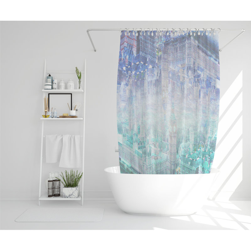 Dilruba Polyester Shower Curtain Set