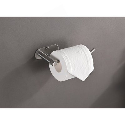 2 Pack Paper Towel Holder - Self-Adhesive Or Drilling, Stainless Steel Wall-Mounted Paper Towel Holder For Kitchen, Bathroom