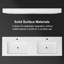 FRALIMK 18.9'' Solid Surface Rectangular Bathroom Sink