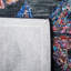 Tapis géométrique en laine / coton touffeté à la main vert foncé / noir-506508464