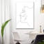 Deux visages, reproduction sur toile-137954025