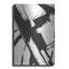 Art mural en métal «Expression Abstract I White Crop» par Shirley Novak-102368369