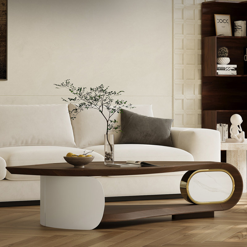 Modern minimalist personalized coffee table