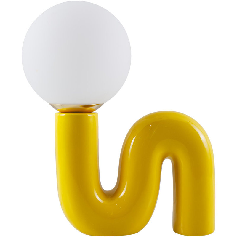 Lampe de table Luccia, Jaune