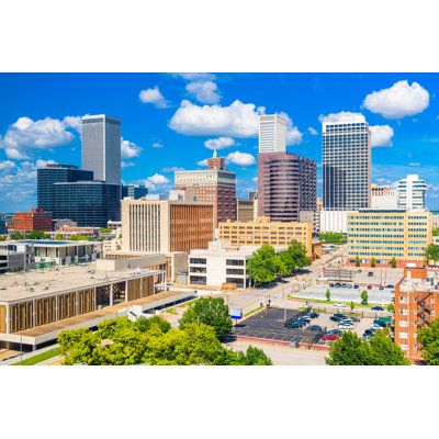 Tulsa, Oklahoma - Wrapped Canvas Print
