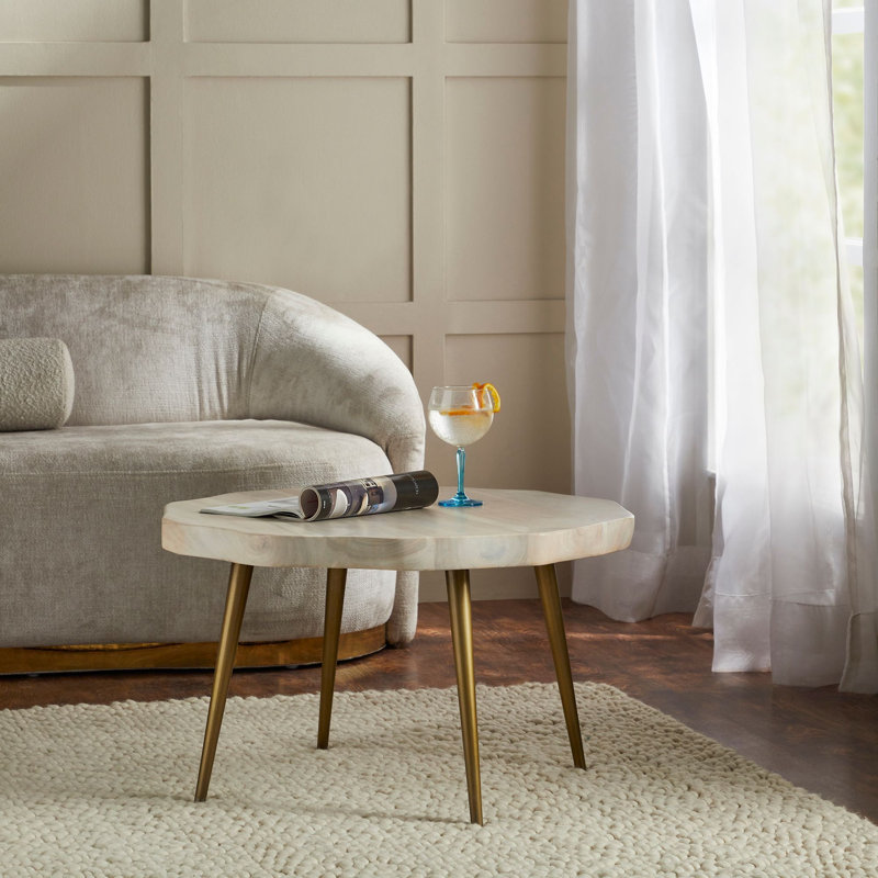 Zackie Solid Wood End Table