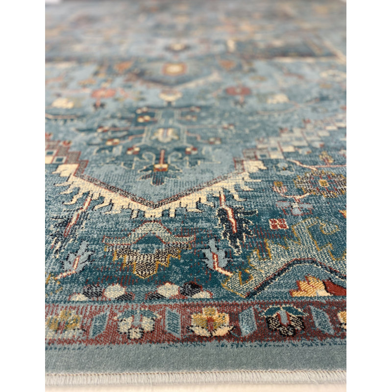 Claudie Oriental Viscose Area Rug, Rectangle 120 x 170cm