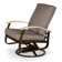Askar Swivel Powder Coated Aluminum Outdoor Lounge Chair