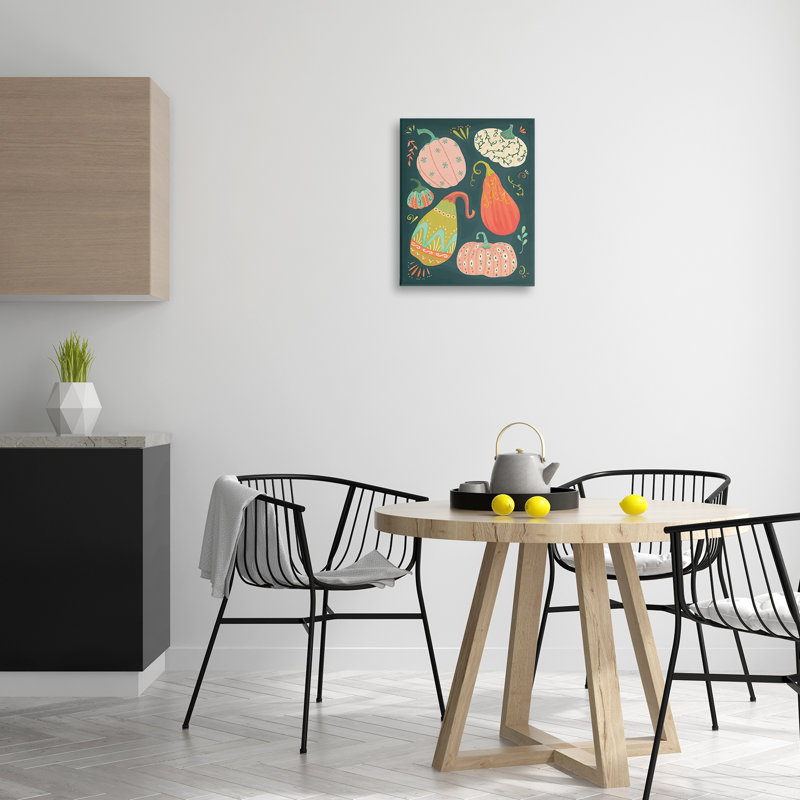  Art mural sur toile à motif d'automne par Laura Watson, H 20 po x l 16 po