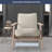 Dez 28.35" W Linen Armchair Upholstered-373104574