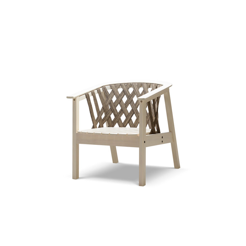 Calme Jardin Ash Outdoor Lounge Chair, Brown